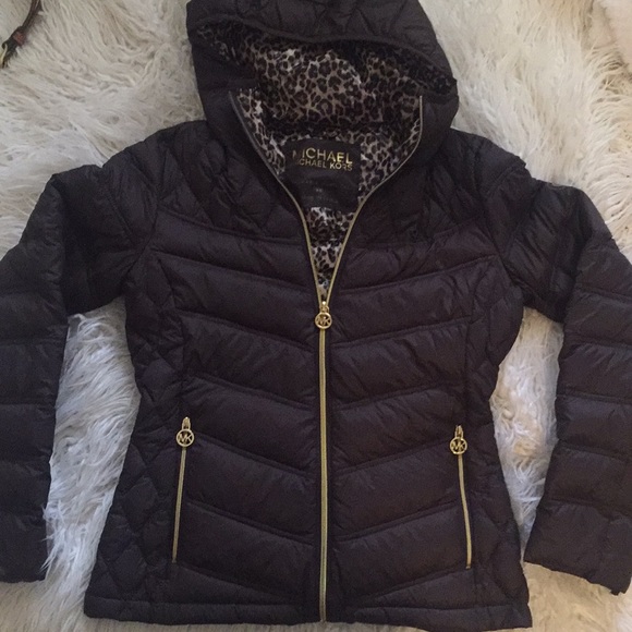 michael kors coat with hood